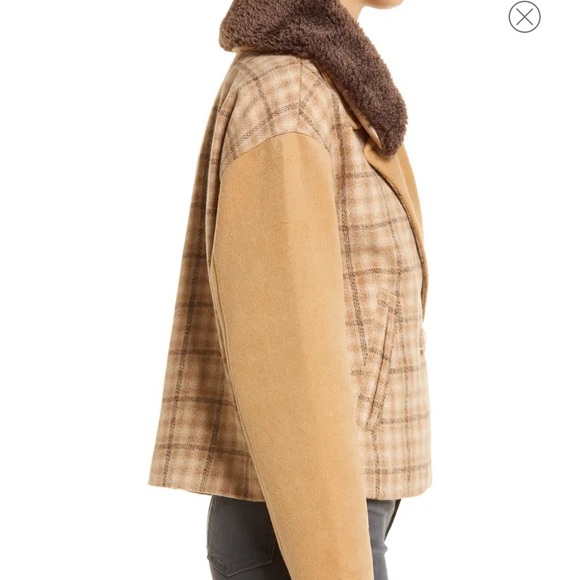 Double Breasted Jacket with Faux Fur Collar
RACHEL PARCELL - Picture 4 of 6